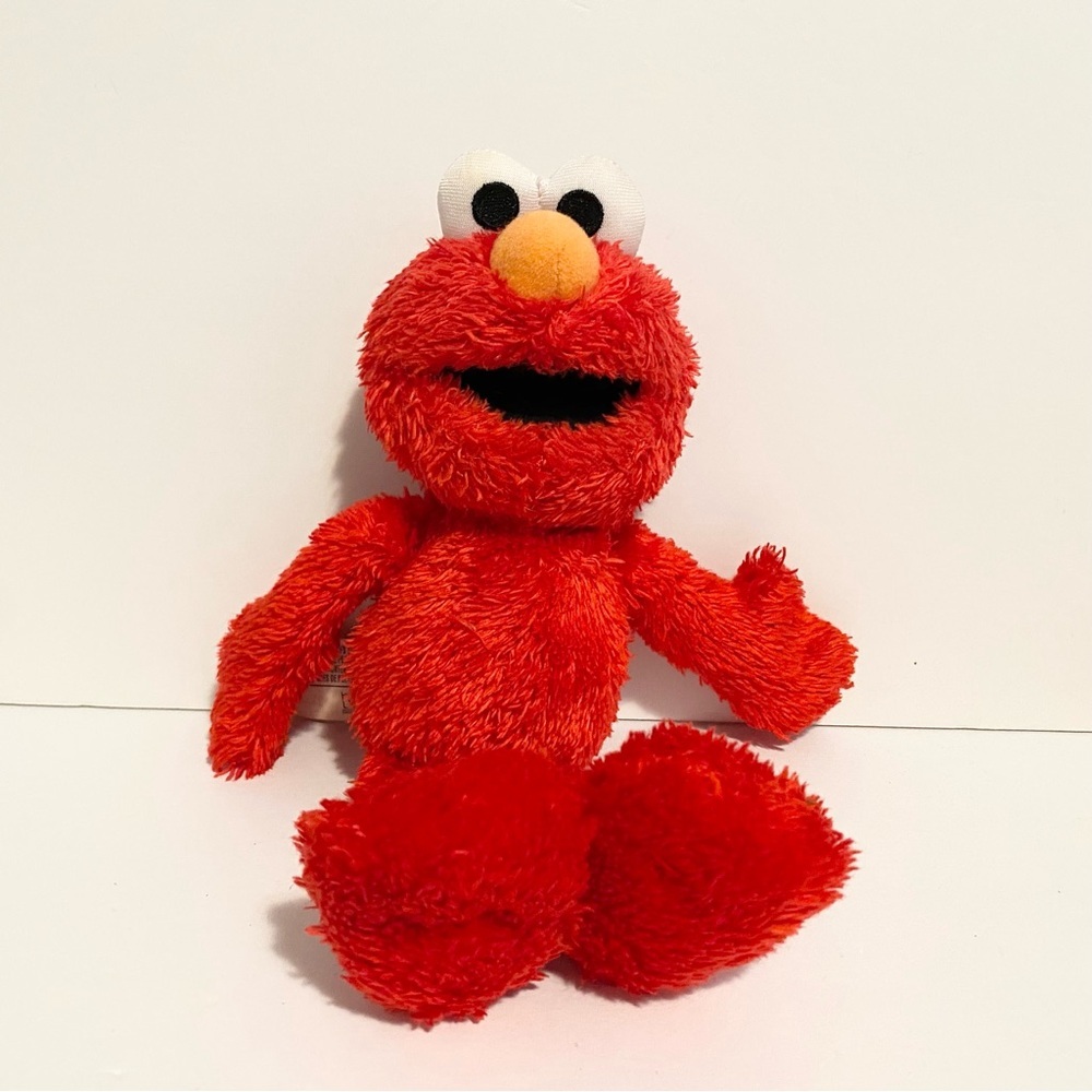 Sesame Street Elmo Plush Stuffed Animal 2013 Toy 10” Red Monster Floppy 2010s